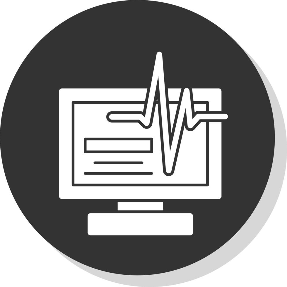 conception d'icône de vecteur de diagnostic