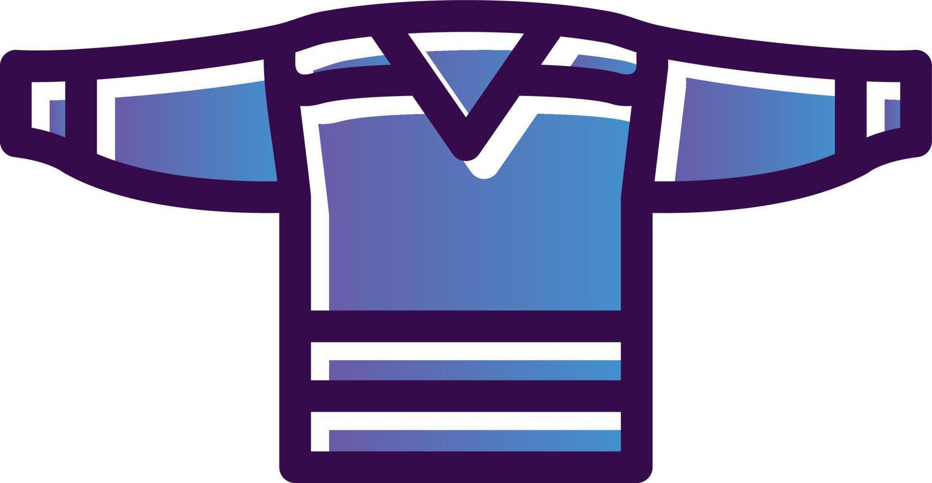 conception d'icône vectorielle de maillot de hockey vecteur