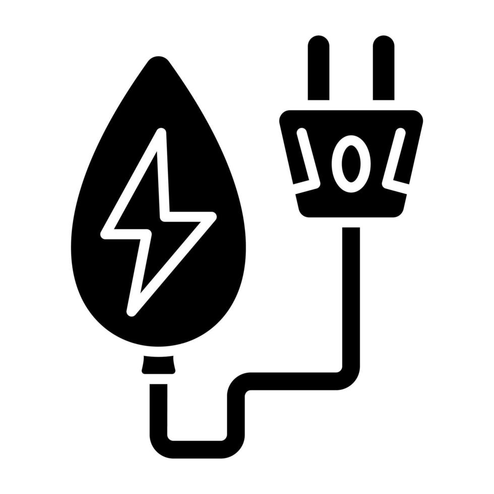hydroélectricité icône style vecteur