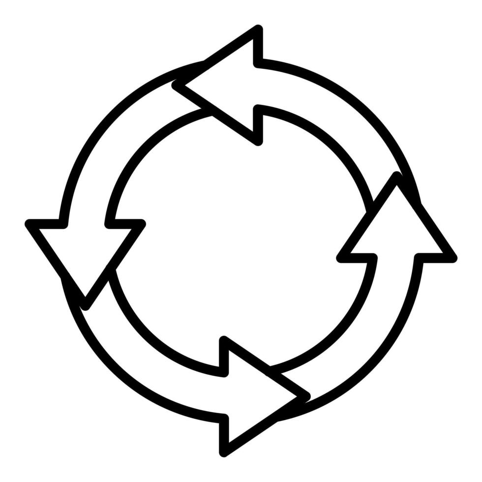 circulaire conception icône style vecteur