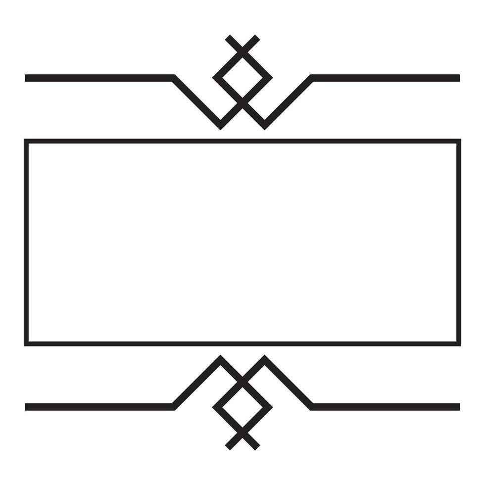 décoratif ornemental frontière cadres pour étiquette conception vecteur