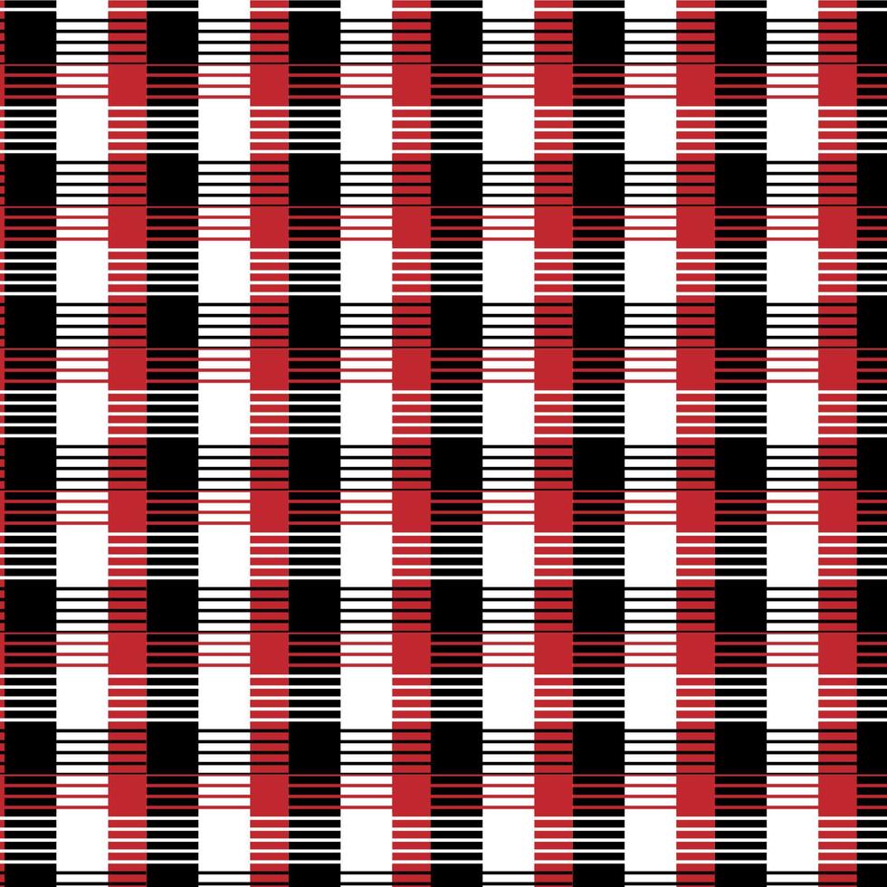 motif sans couture à carreaux tartan tissé écossais rouge et blanc. vecteur