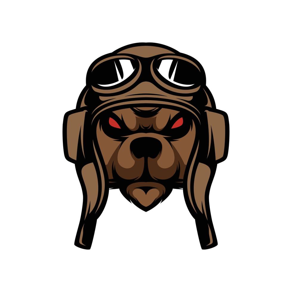 ours mascotte logo conception vecteur