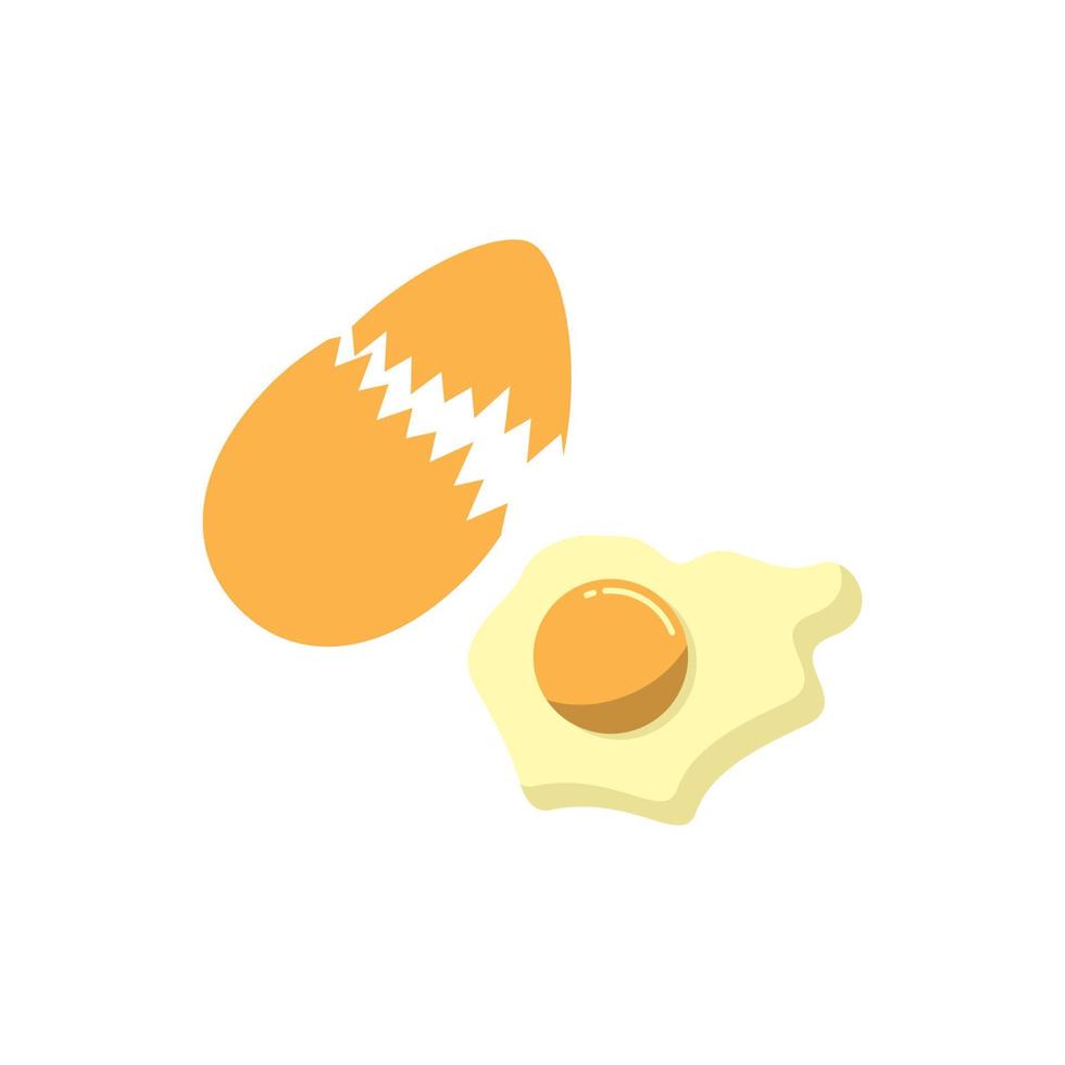 poulet des œufs logo icône et symbole vecteur