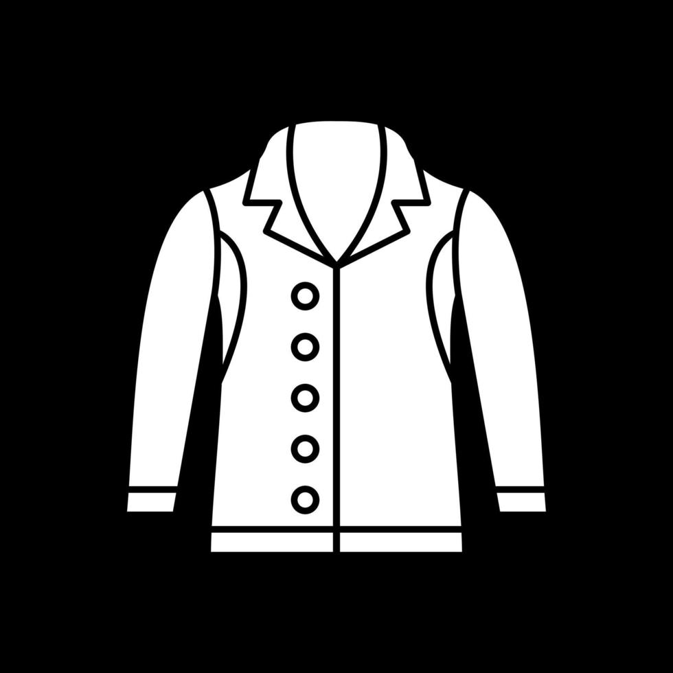 conception d'icône de vecteur de manteau