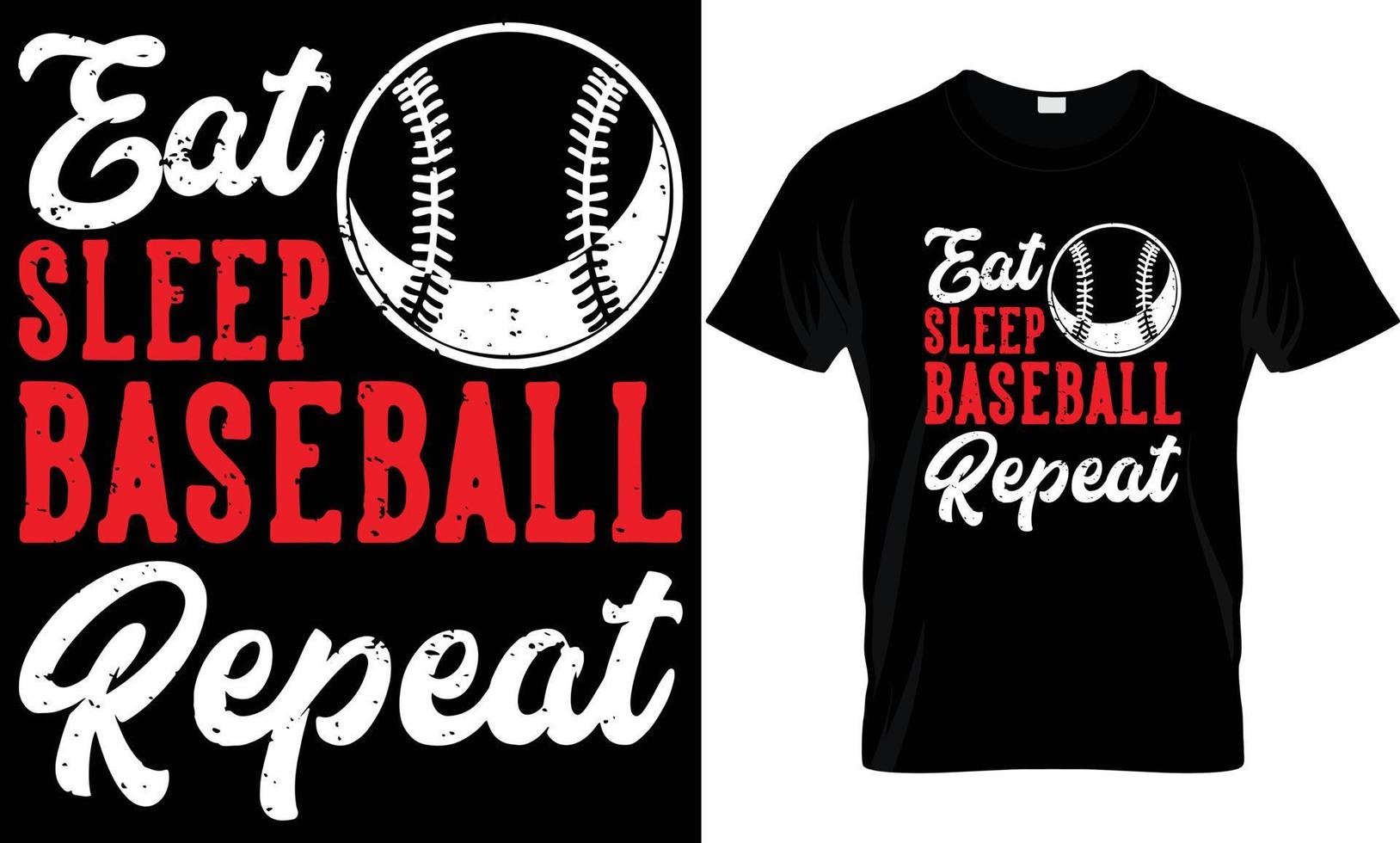 base-ball t - chemise conception vecteur