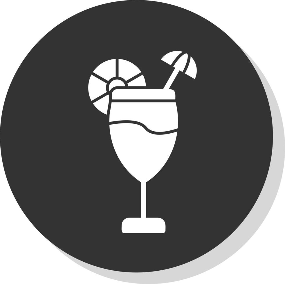 conception d'icône de vecteur de cocktail