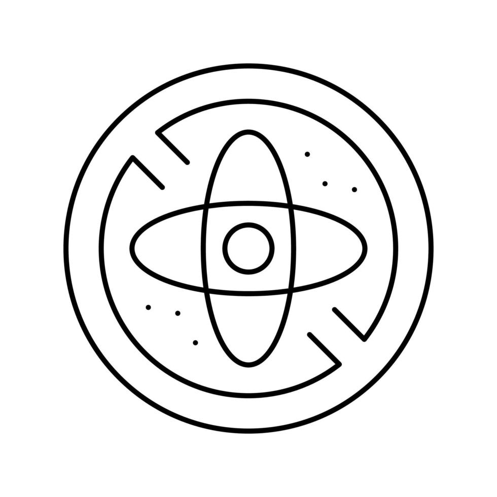 illustration vectorielle d'icône de ligne cosmétique sans sulfate vecteur