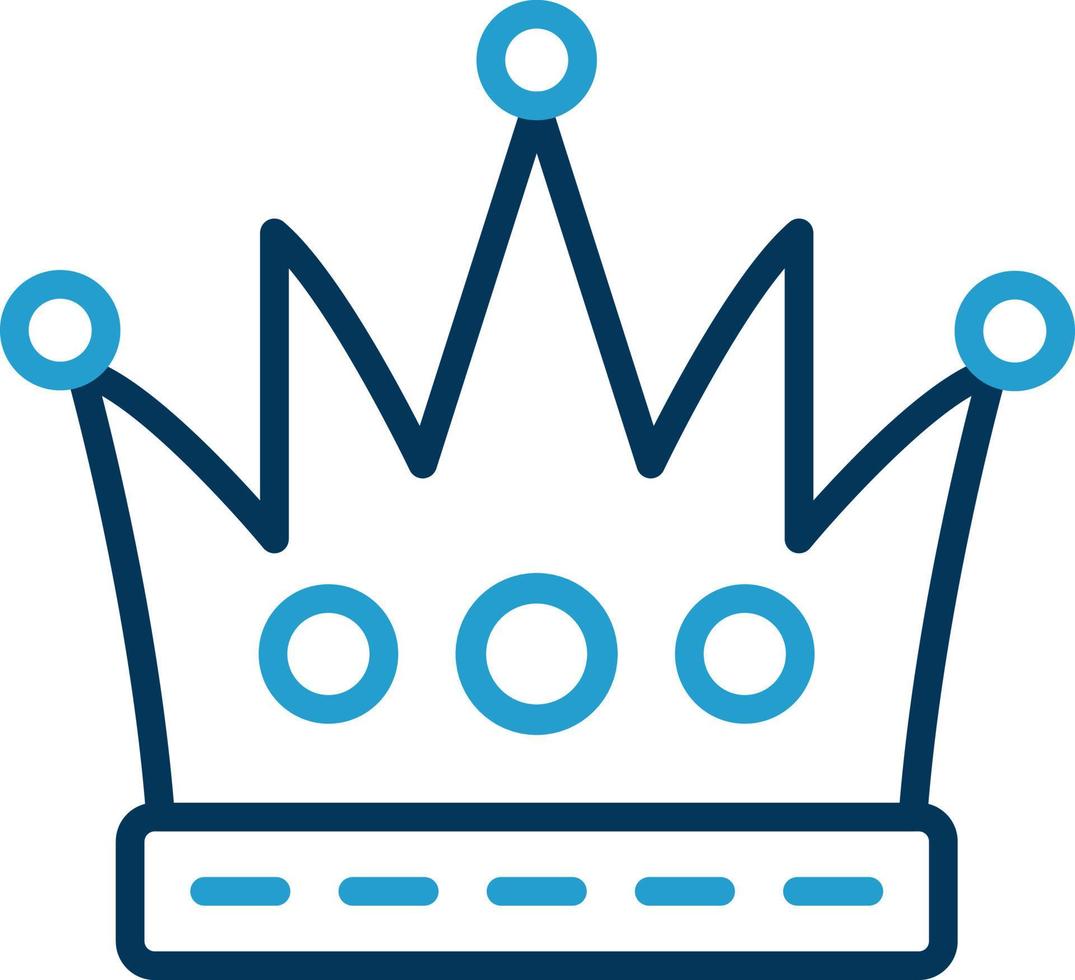 conception d'icône de vecteur de couronne de roi