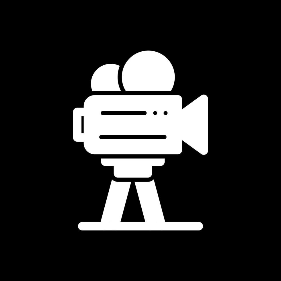conception d'icône vectorielle d'enregistrement vidéo vecteur