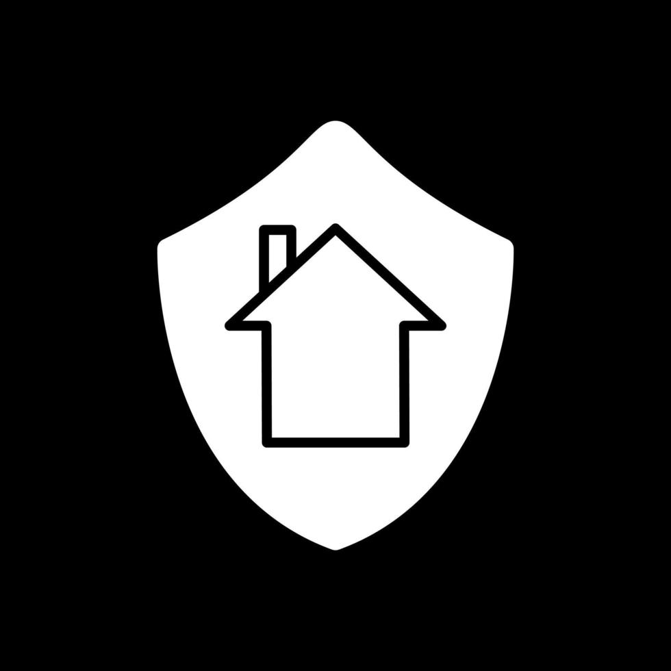 conception d'icône de vecteur de sécurité à la maison