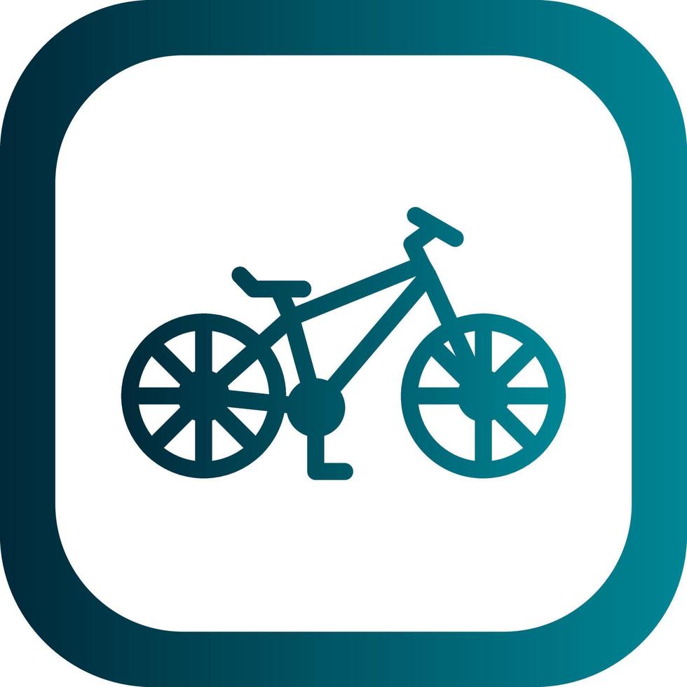 conception d'icône de vecteur de vélo de montagne