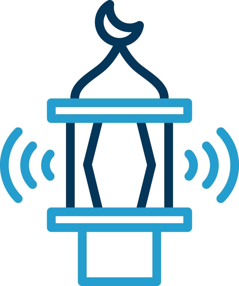 conception d'icône vectorielle d'appel adhan vecteur