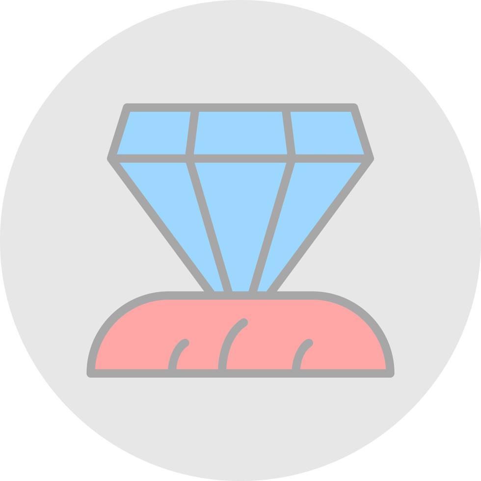 conception d'icône de vecteur de diamant