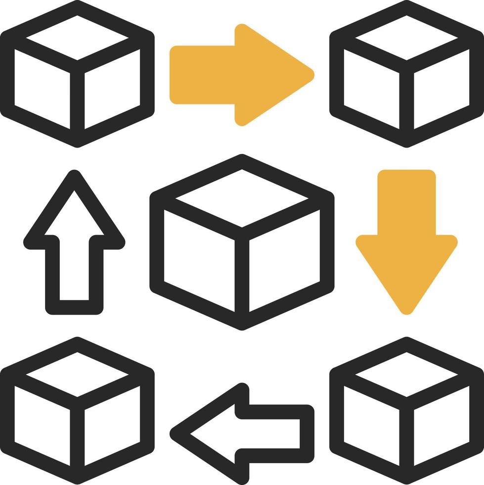 conception d'icône vectorielle blockchain vecteur