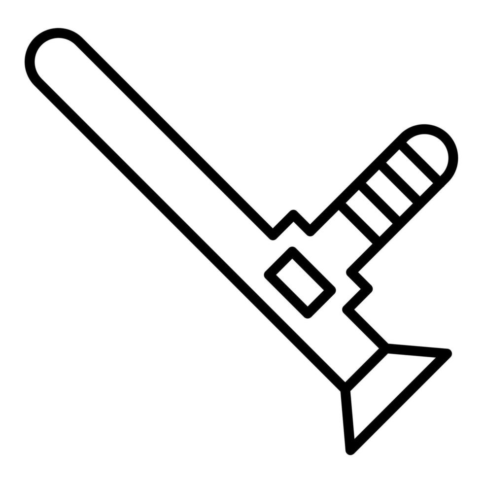 style d'icône de bâton vecteur