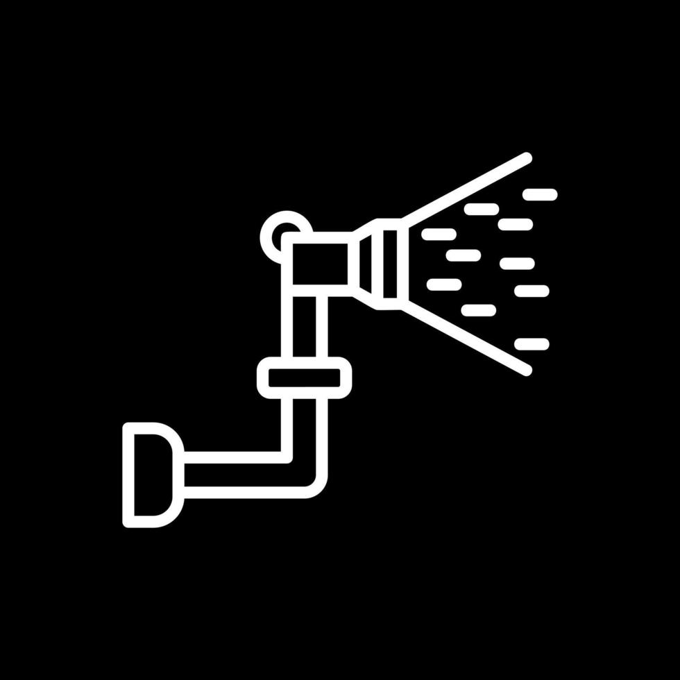 conception d'icône de vecteur de tuyau d'arrosage