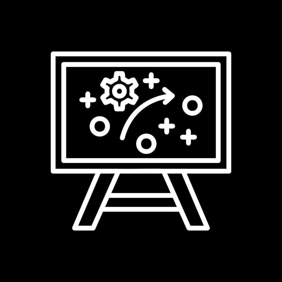 conception d'icône de vecteur de stratégie
