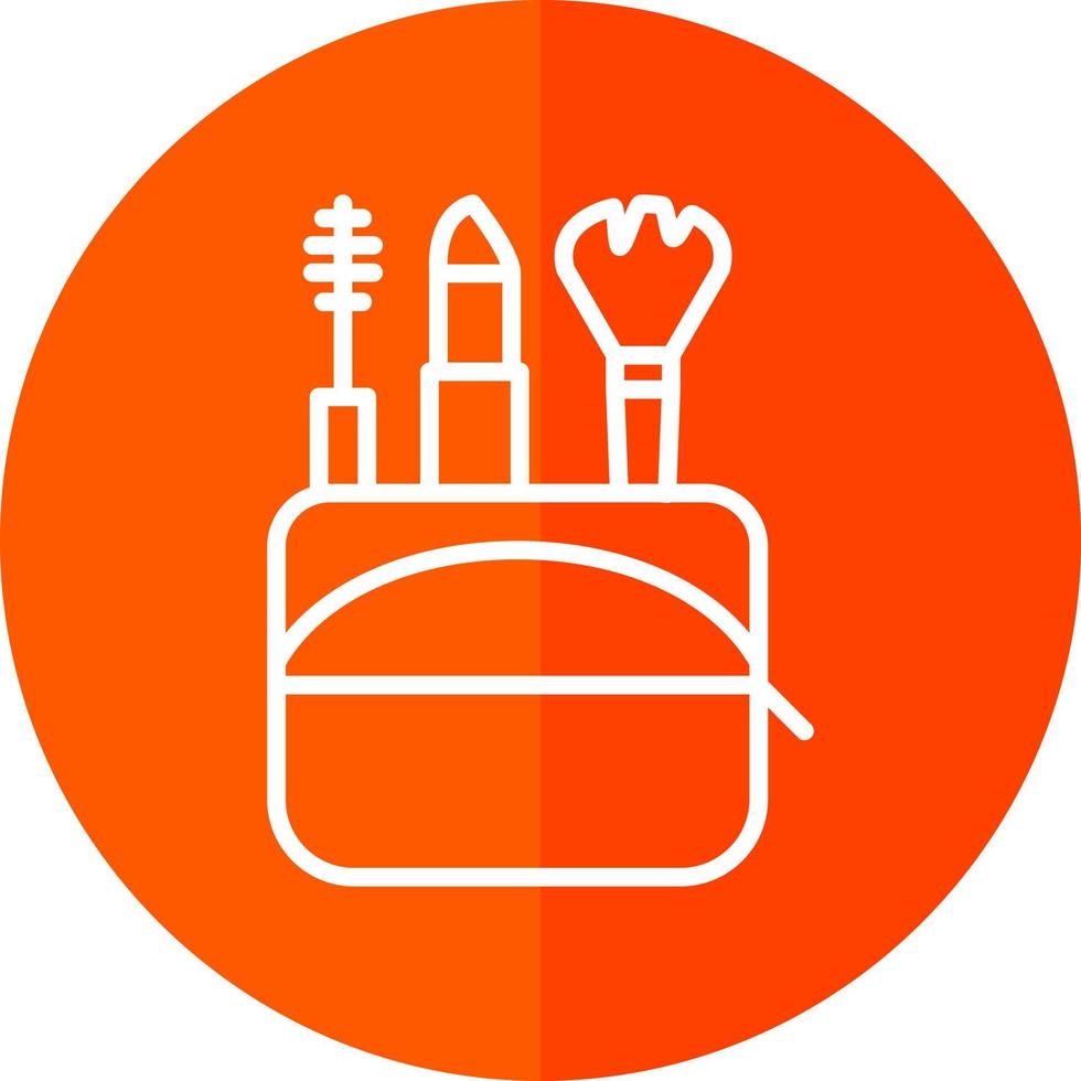 conception d'icône vectorielle de conteneur de maquillage vecteur