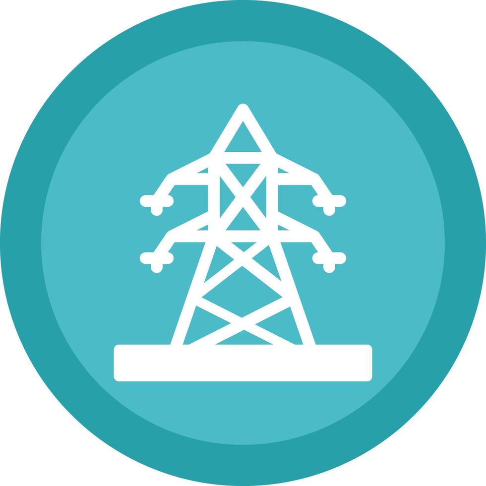 conception d'icône de vecteur de poteau électrique