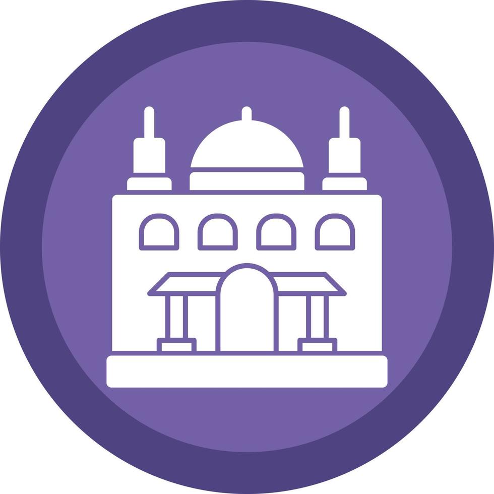 conception d'icône de vecteur de mosquée