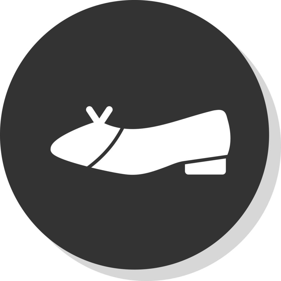 conception d'icône vectorielle de chaussures pour femmes vecteur