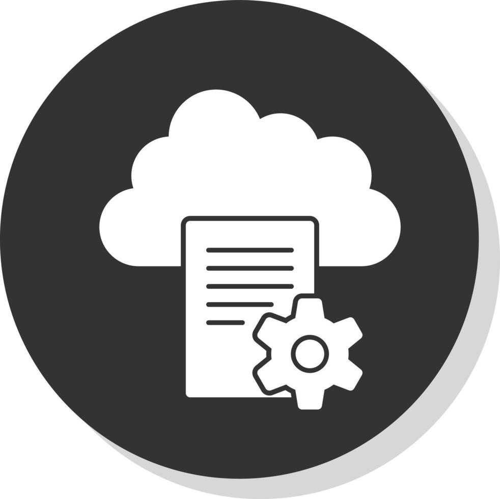 conception d'icône vectorielle de stockage en nuage vecteur