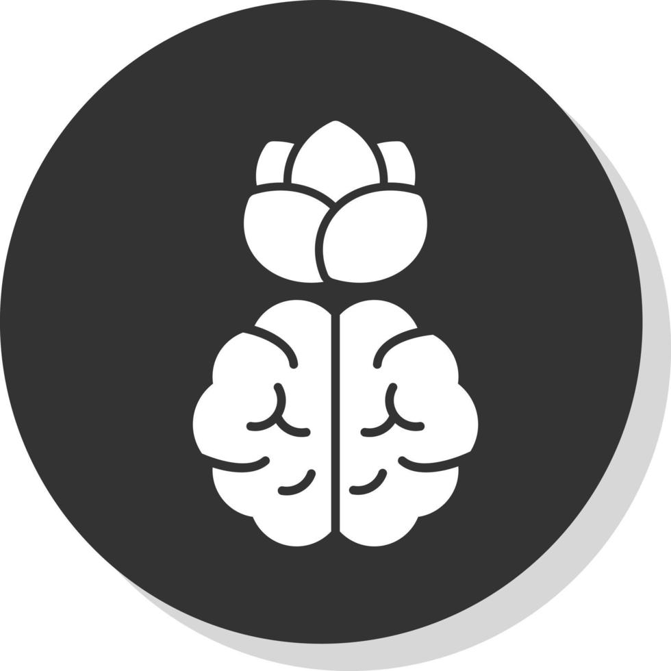 conception d'icône de vecteur d'émotion calme