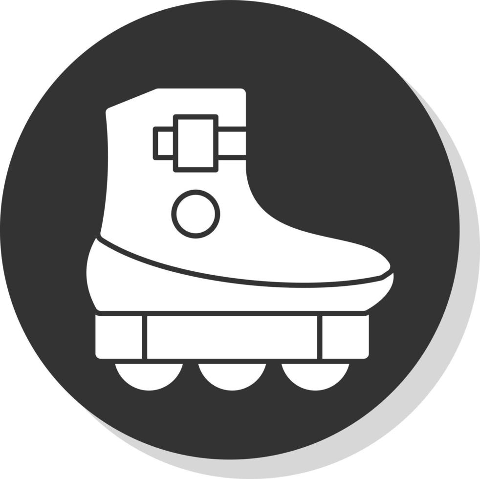 conception d'icône de vecteur de patinage à roulettes