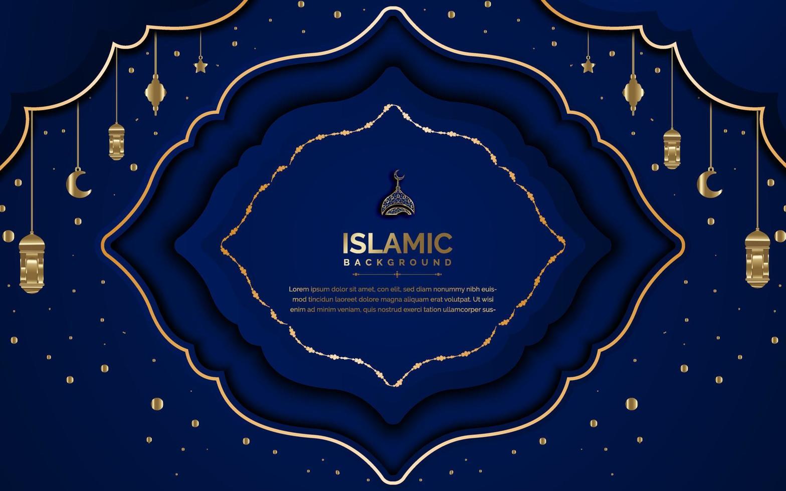 islamique décoration Contexte vecteur