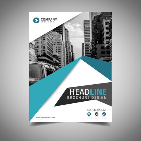 Brochure Blue Creative Business vecteur