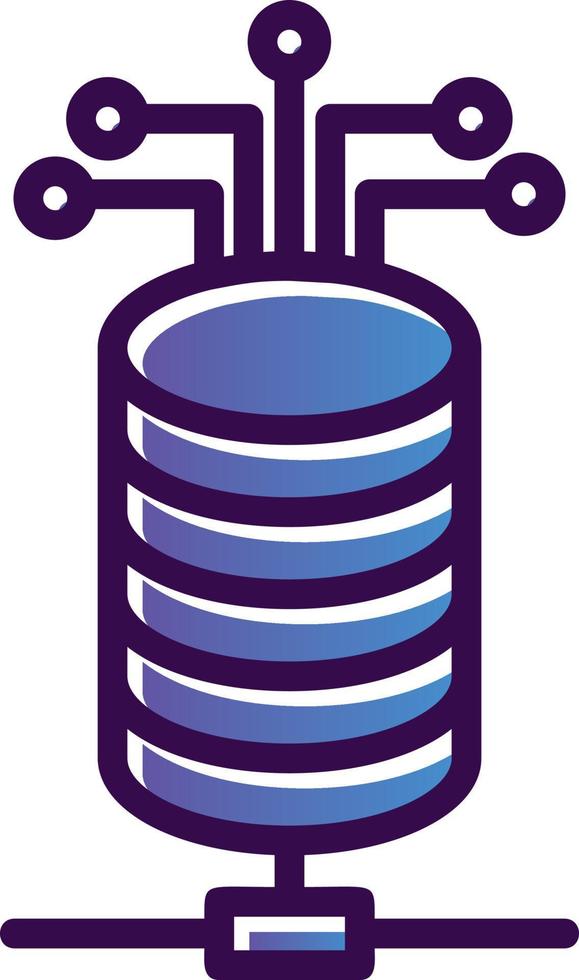 conception d'icône de vecteur de données volumineuses
