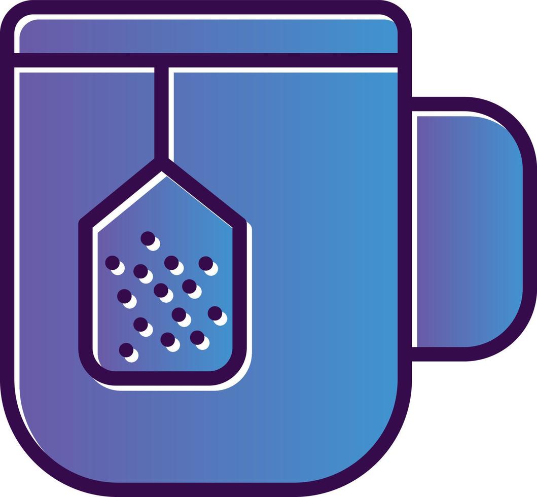 conception d'icône vectorielle de boisson à infusion vecteur