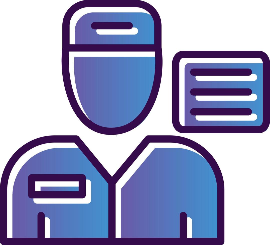 conception d'icône de vecteur d'examen de patient