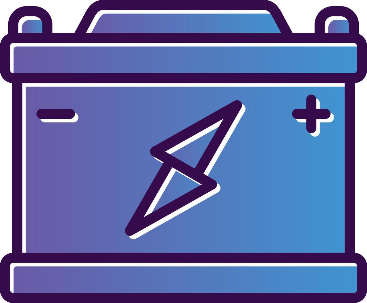 conception d'icône de vecteur de batterie