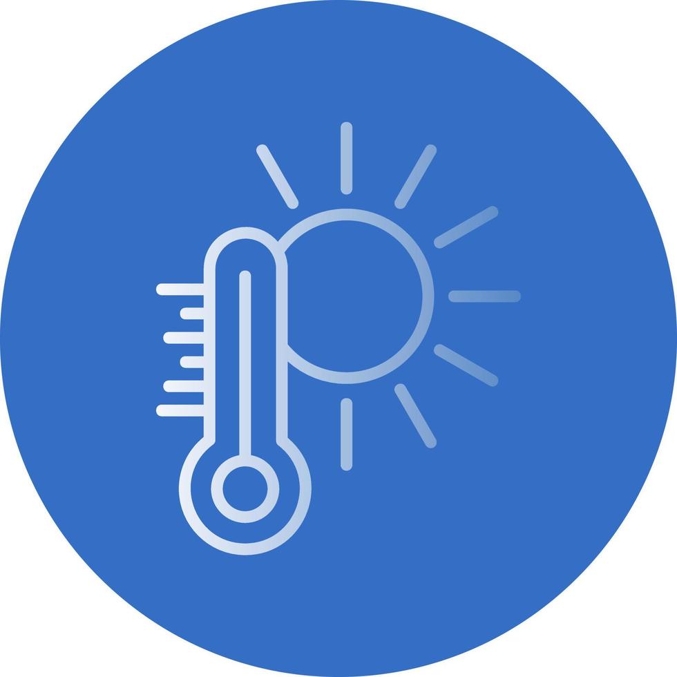 conception d'icône de vecteur de temps chaud