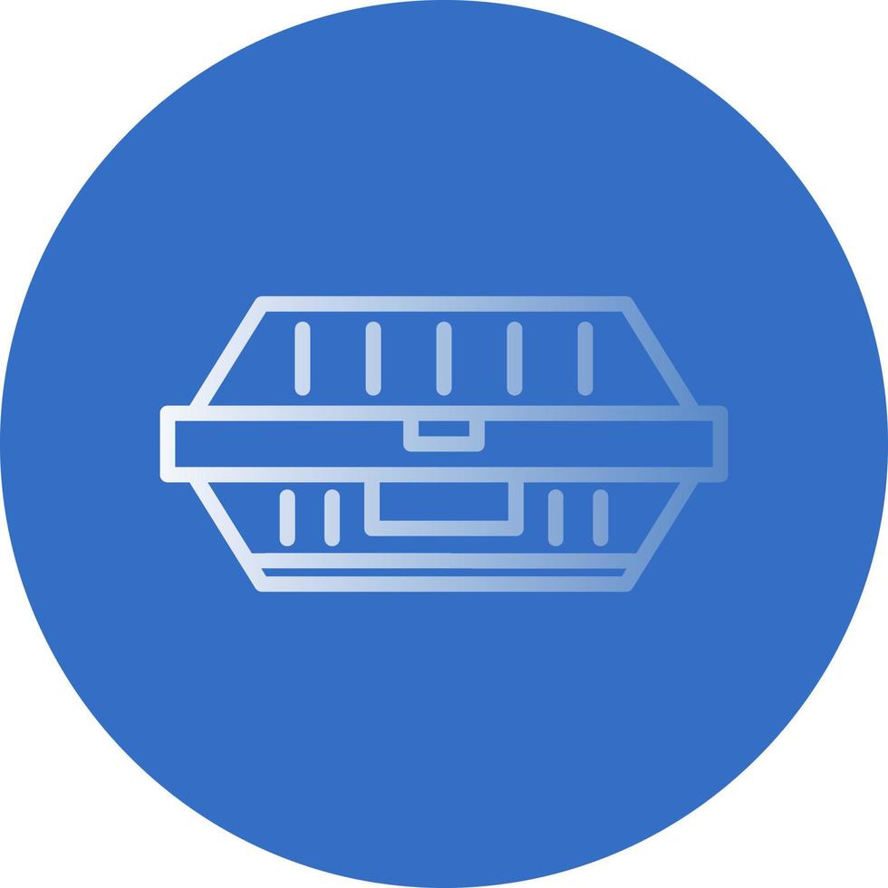conception d'icône de vecteur de récipient de nourriture