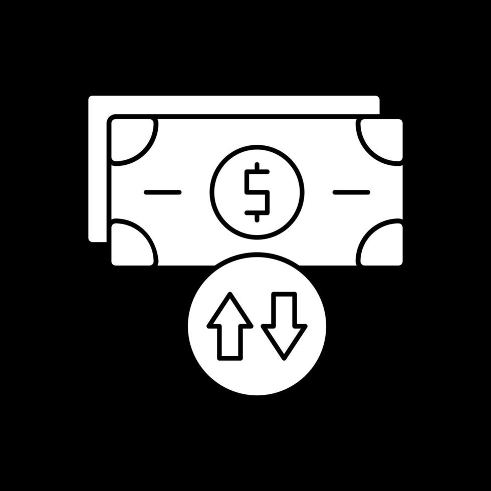 conception d'icône de vecteur de flux de trésorerie