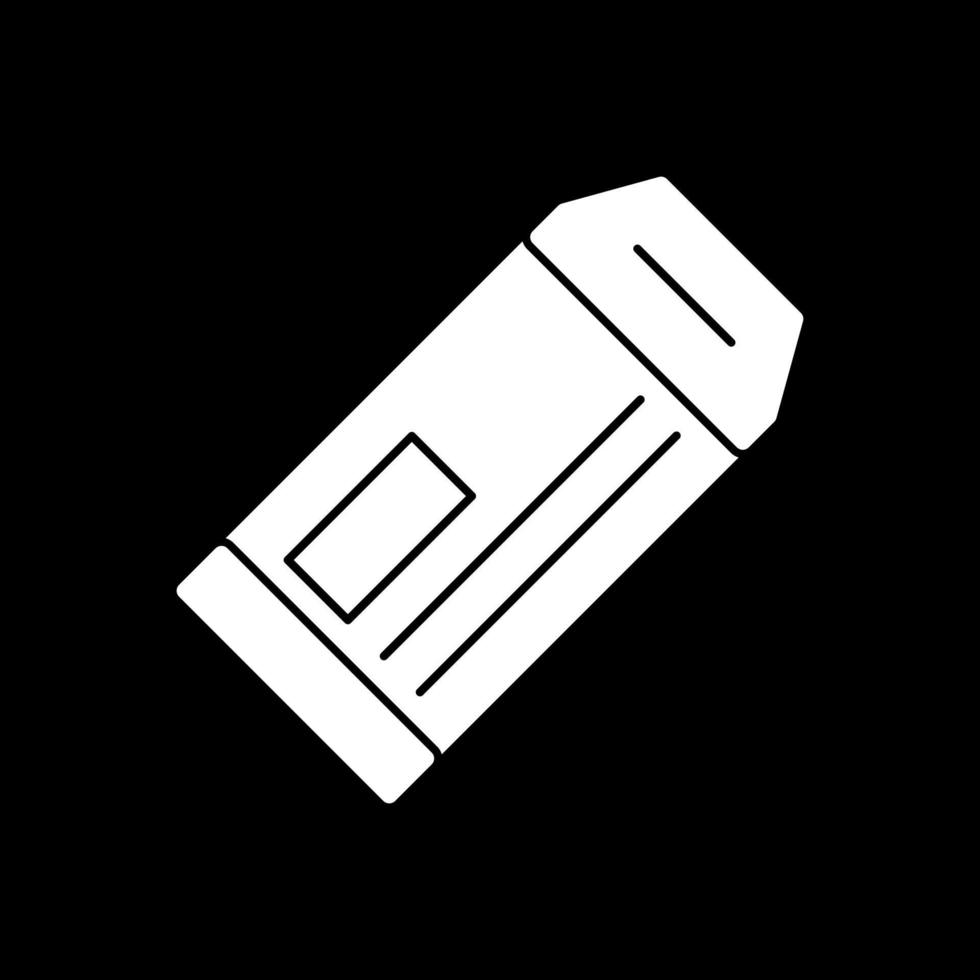 conception d'icône de vecteur de billet