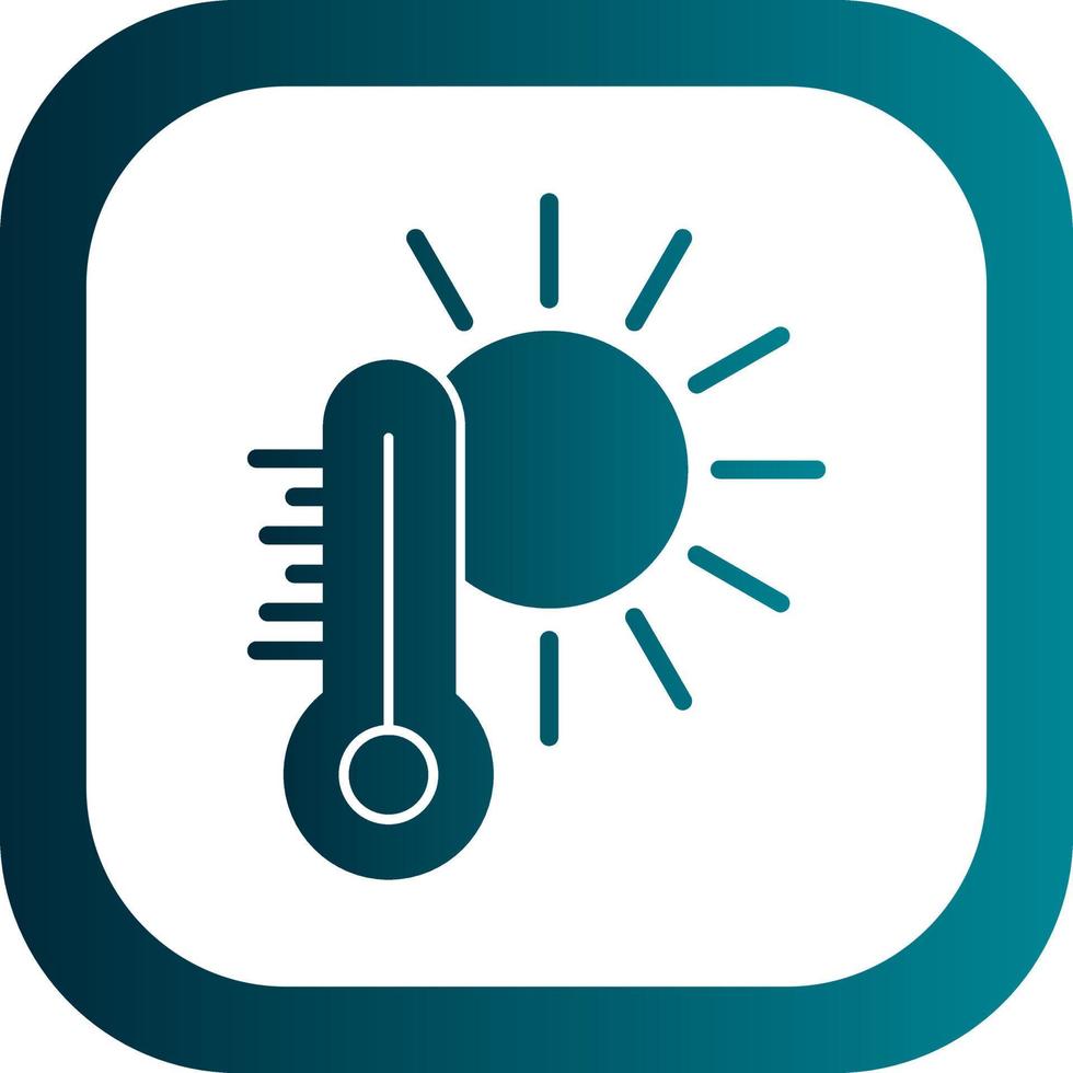 conception d'icône de vecteur de temps chaud