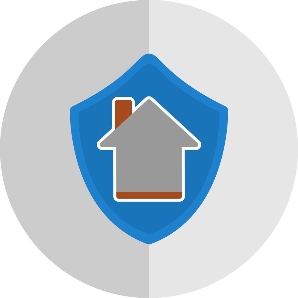 conception d'icône de vecteur de sécurité à la maison