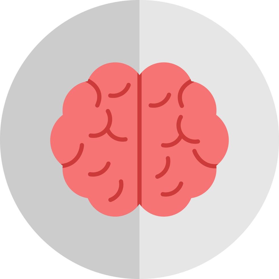 conception d'icône de vecteur de cerveau