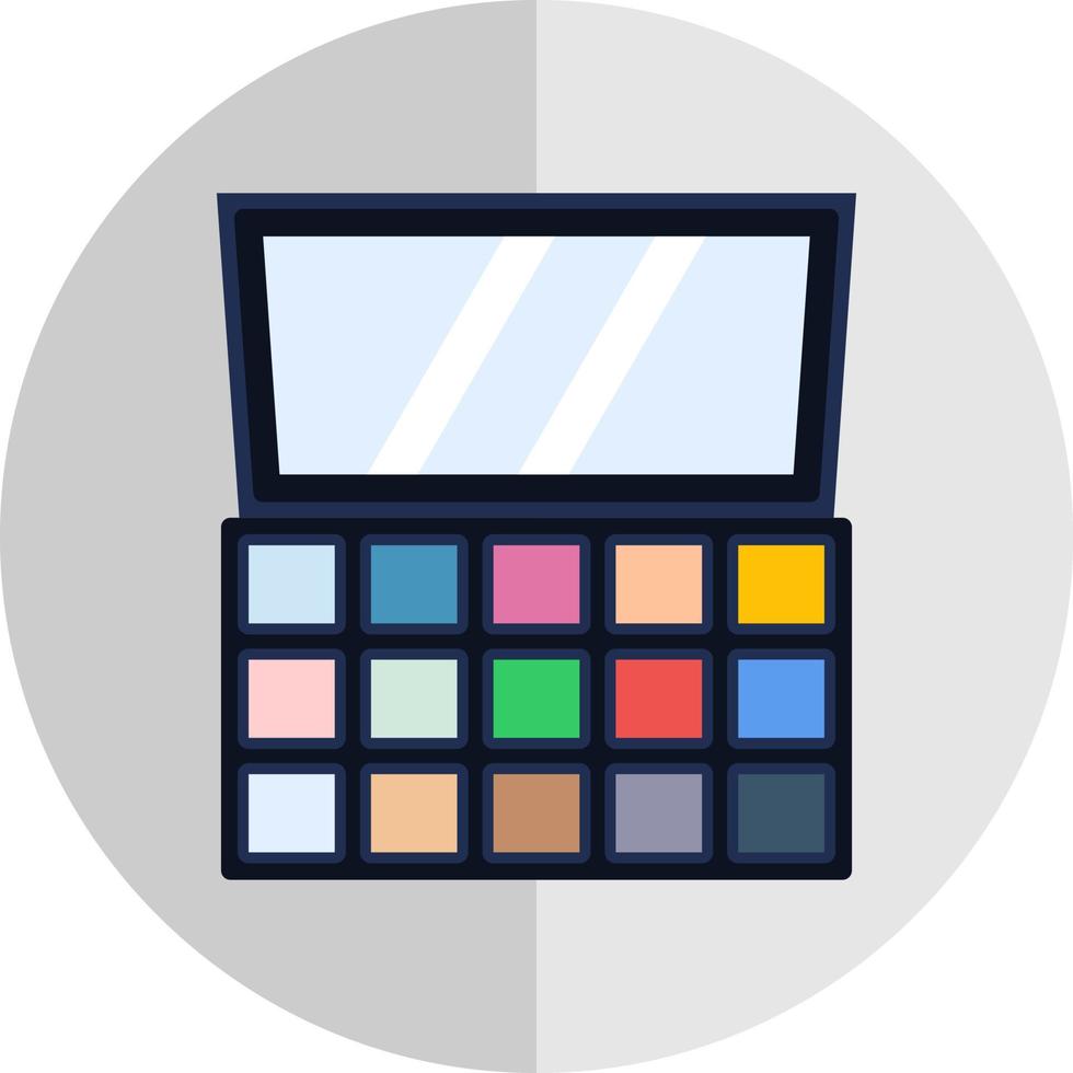 conception d'icône de vecteur de palette de maquillage