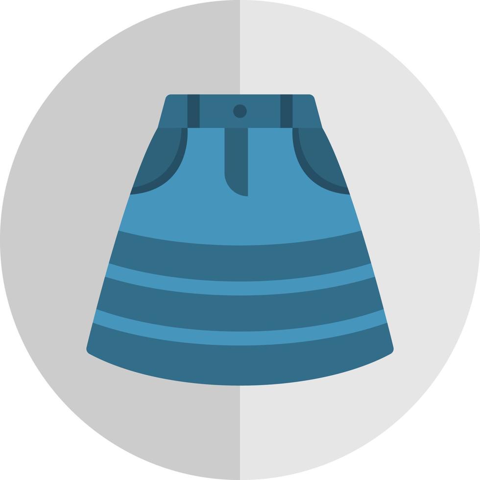 conception d'icône de vecteur de jupe