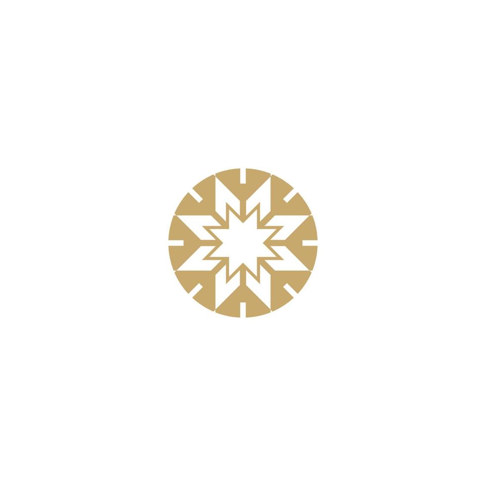 rond Facile icône logo pour textile vecteur