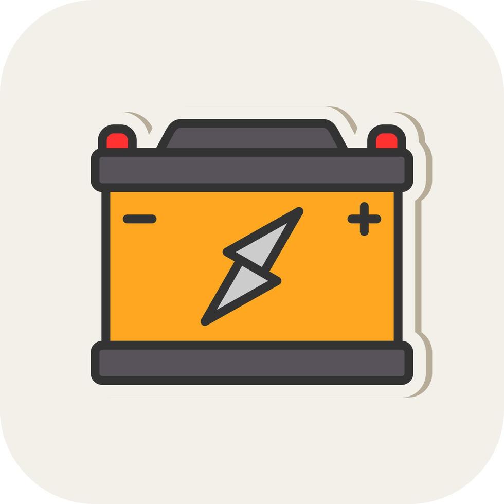 conception d'icône de vecteur de batterie