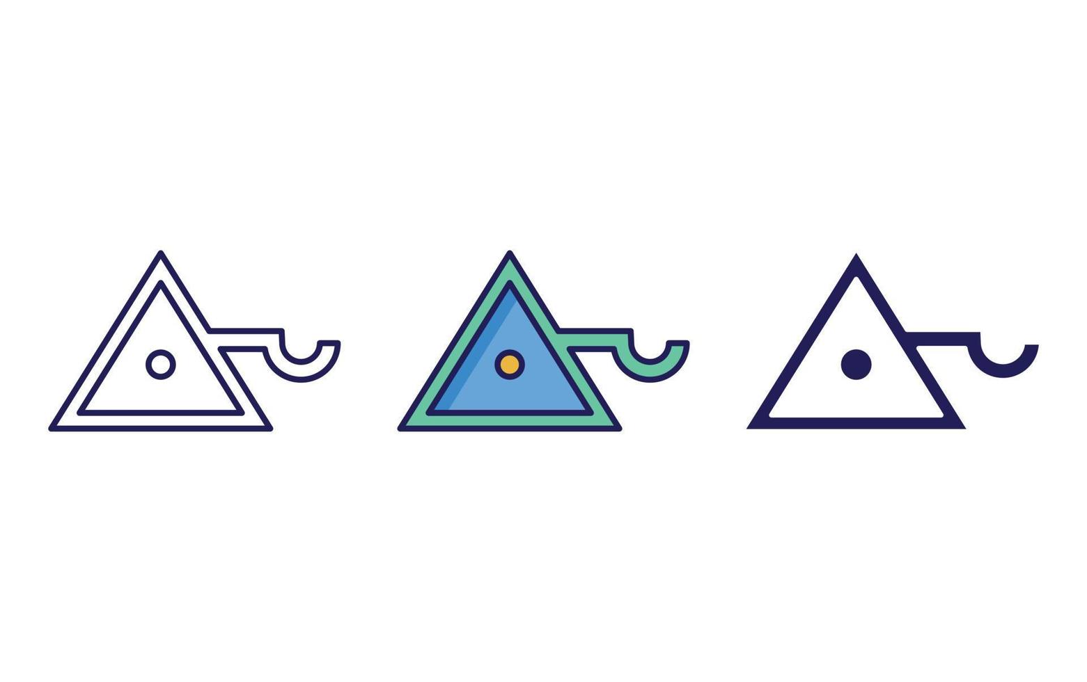 alchimie symbole icône vecteur