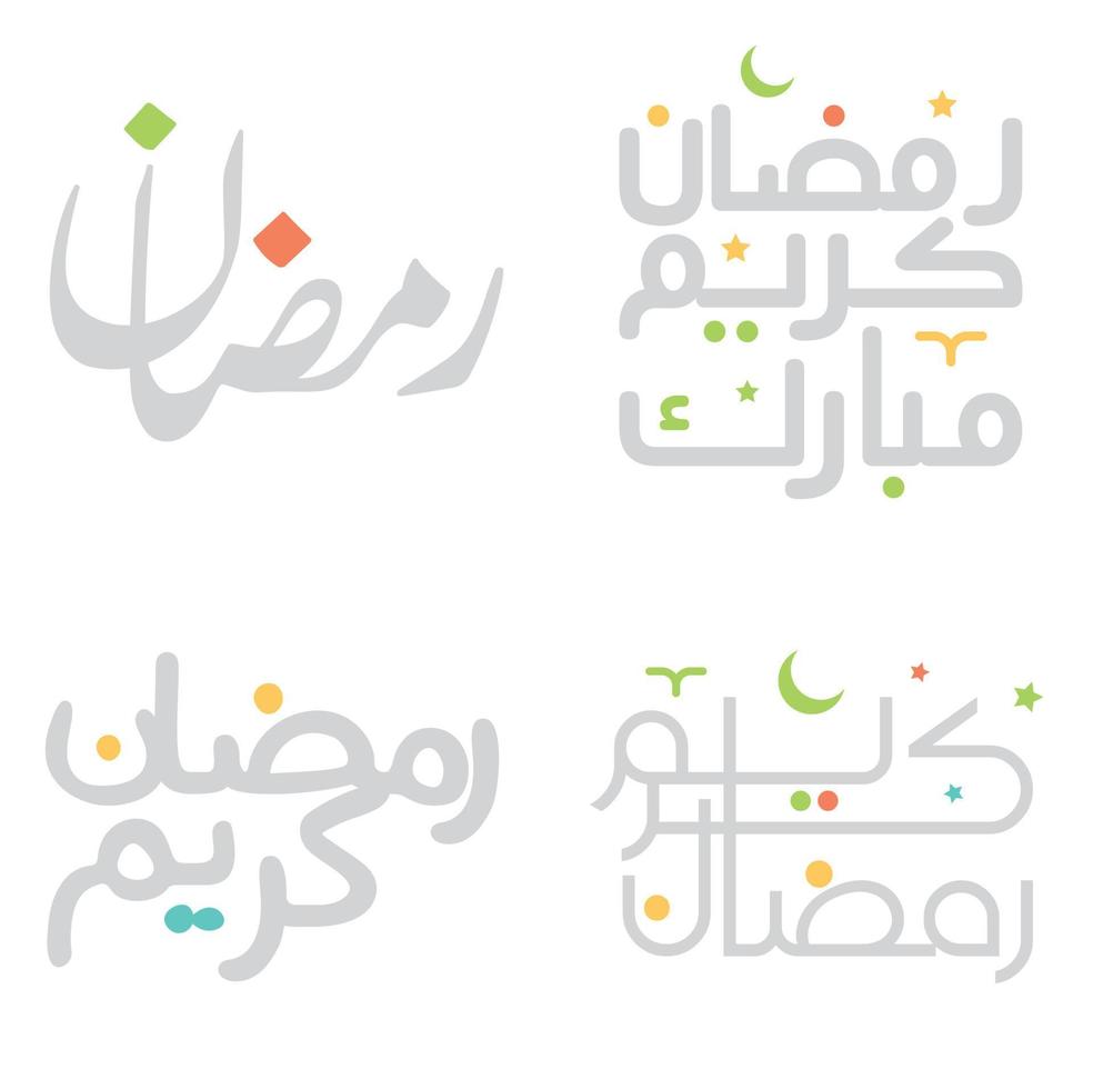 Ramadan kareem arabe calligraphie vecteur conception pour islamique saint mois.