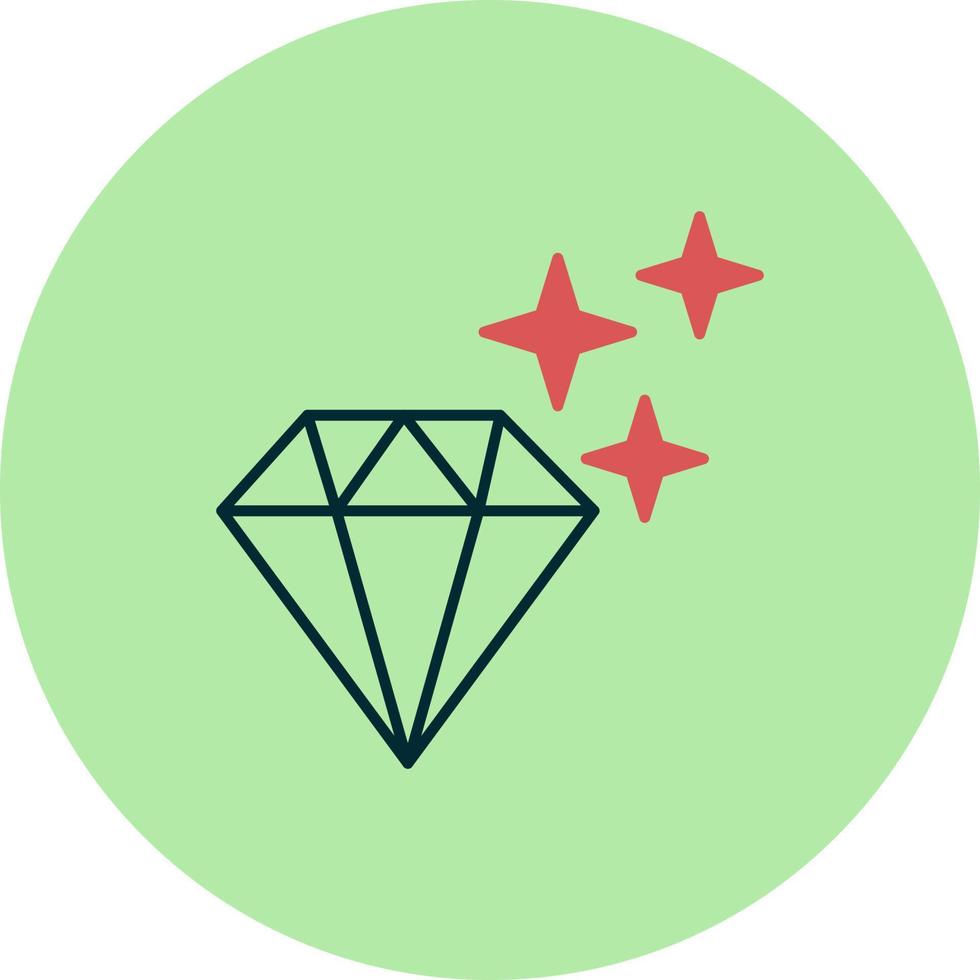 brillant diamant vecteur icône