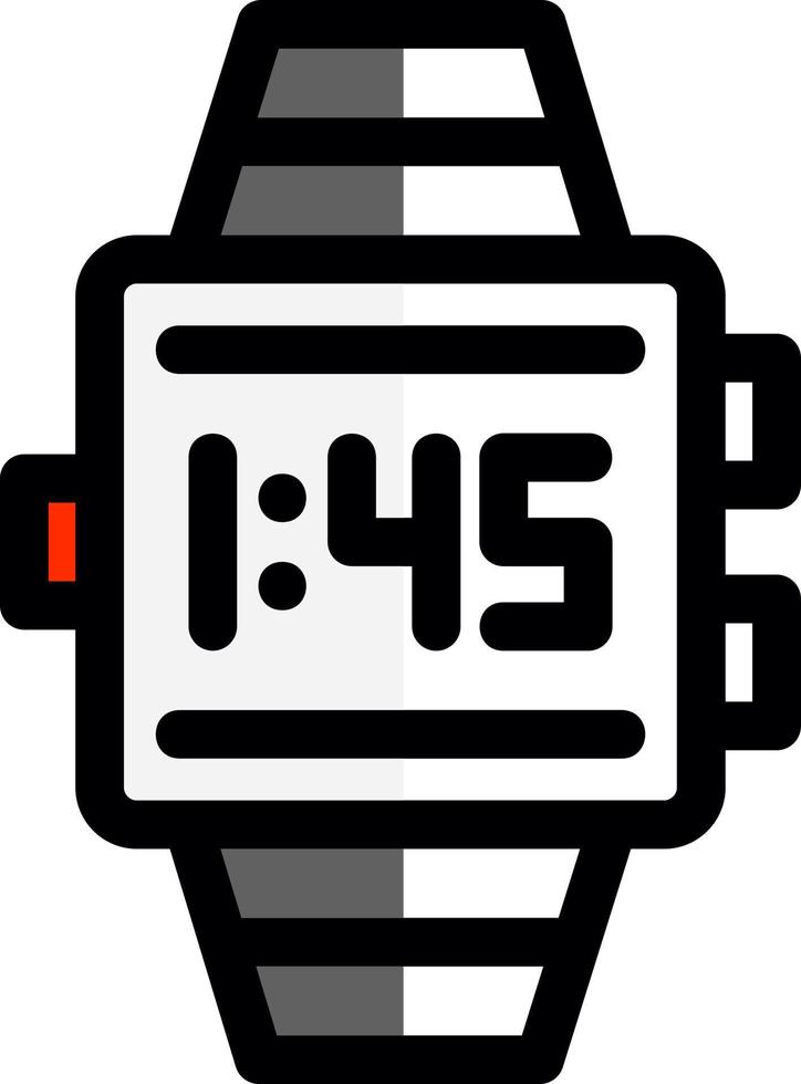 conception d'icônes vectorielles smartwatch vecteur